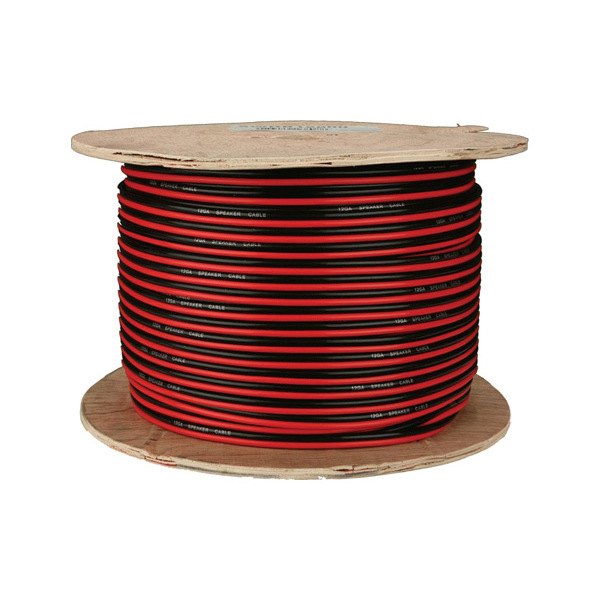 Install Bay® - 18 AWG 2-Way 500' Red/Black Stranded GPT Speaker Wire