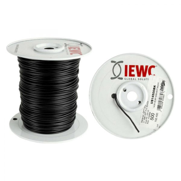 Install Bay® - 14 AWG Single 500' Black Stranded GPT Primary Wire
