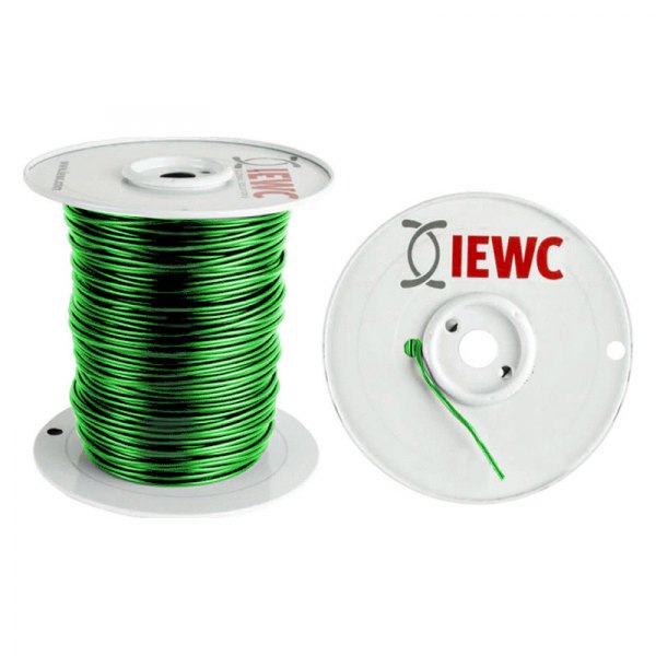 Install Bay® - 22 AWG Single 500' Green Stranded GPT Primary Wire