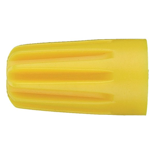 Install Bay® WNYE - Screw on Connector Yellow 18-12 Gauge, Package of 100