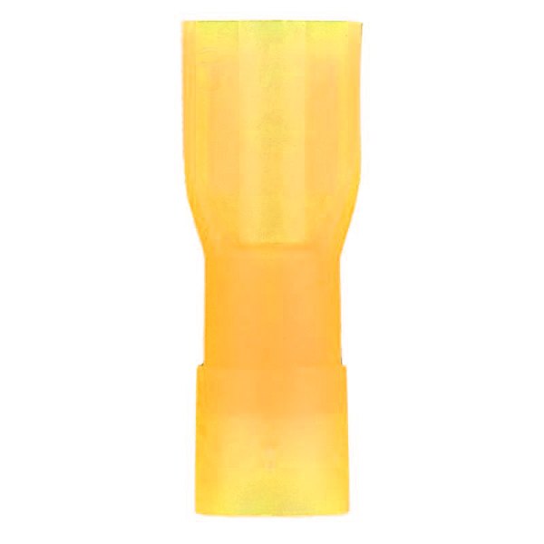 Install Bay® - 0.250" 12/10 Gauge Nylon Fully Insulated Yellow Female Quick Disconnect Connectors