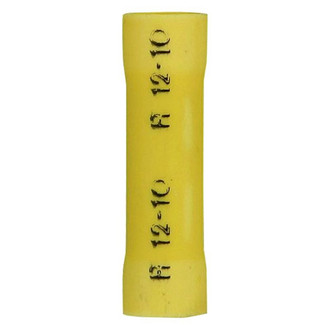 Install Bay® - 4 Gauge Vinyl Insulated Yellow Butt Connectors
