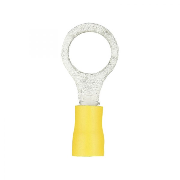 Install Bay® - 3/8" 12/10 Gauge Vinyl Insulated Yellow Ring Terminals