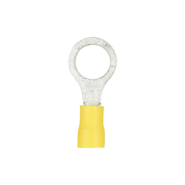 Install Bay® - 5/16" 4 Gauge Vinyl Insulated Yellow Ring Terminals