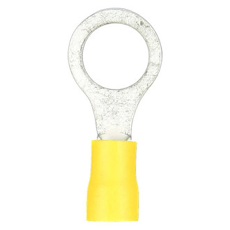 Install Bay® - #8 12/10 Gauge Vinyl Insulated Yellow Ring Terminals