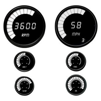 Intellitronix® - LED Bargraph 6-Gauge Kit, White