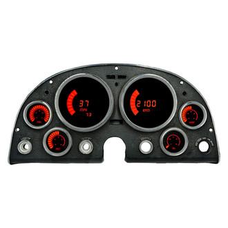 Intellitronix® - Direct Fit LED Bargraph Gauge Panel, Red