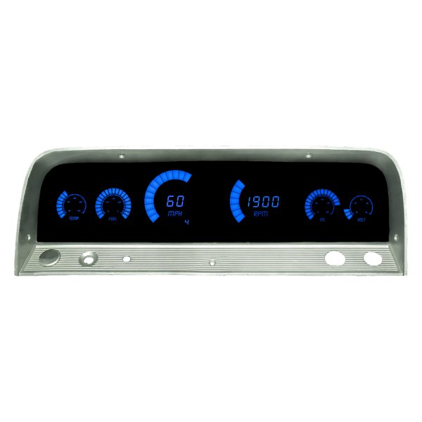 Intellitronix® - Direct Fit LED Bargraph Gauge Panel, Blue