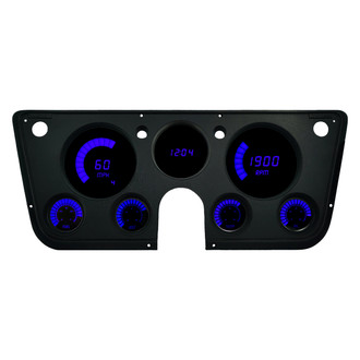 Intellitronix® - Direct Fit LED Bargraph Gauge Panel, Blue