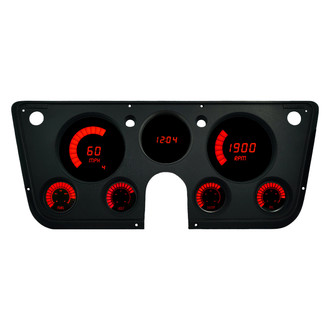 Intellitronix® - Direct Fit LED Bargraph Gauge Panel, Red