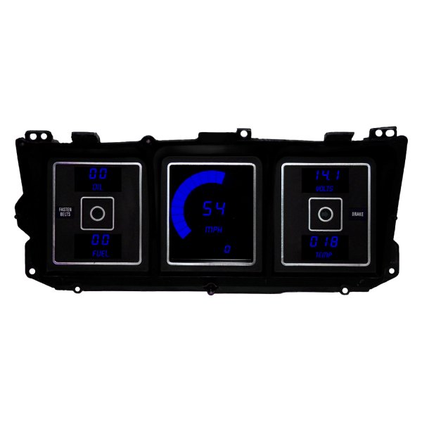 Intellitronix® - Direct Fit LED Digital Gauge Panel, Blue