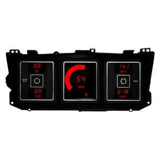 Intellitronix® - Direct Fit LED Digital Gauge Panel, Red