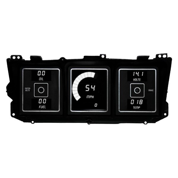 Intellitronix® - Direct Fit LED Digital Gauge Panel, White
