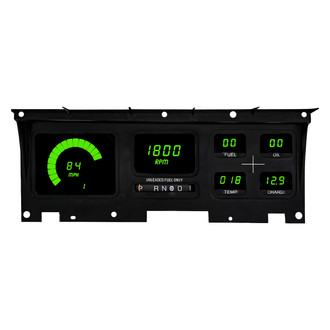 Intellitronix® - Direct Fit LED Digital Gauge Panel, Green