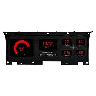 Intellitronix® - Direct Fit LED Digital Gauge Panel, Red