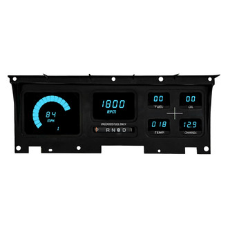 Intellitronix® - Direct Fit LED Digital Gauge Panel, Teal