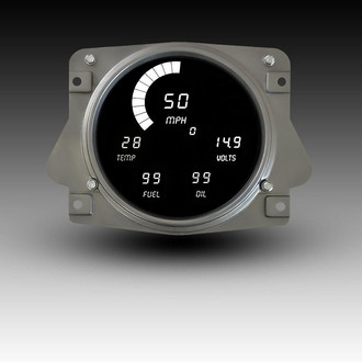 Intellitronix® - Direct Fit LED Digital Gauge Panel, White