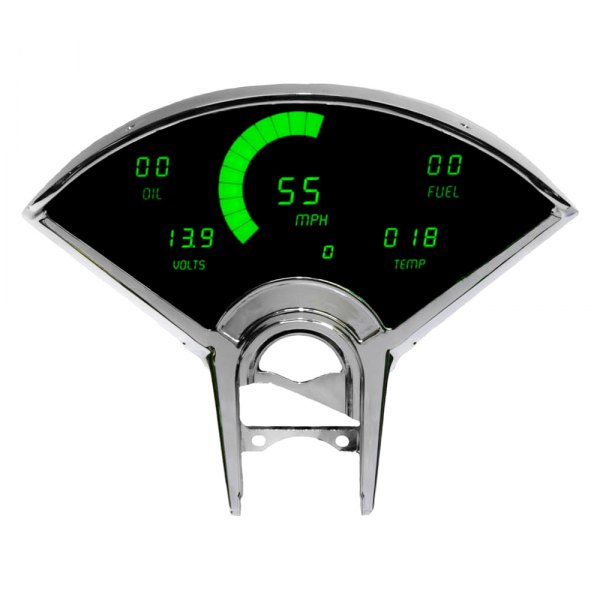 Intellitronix® DP1101G Direct Fit LED Digital Gauge Panel, Green