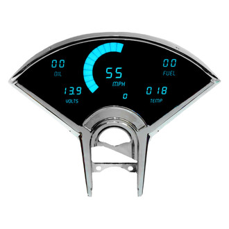 Intellitronix® - Direct Fit LED Digital Gauge Panel, Teal