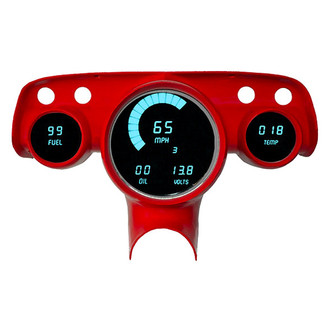 Intellitronix® - Direct Fit LED Digital Gauge Panel, Teal