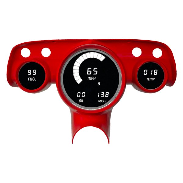 Intellitronix® DP1102W Direct Fit LED Digital Gauge Panel, White