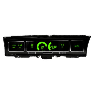 Intellitronix® - Direct Fit LED Digital Gauge Panel, Green