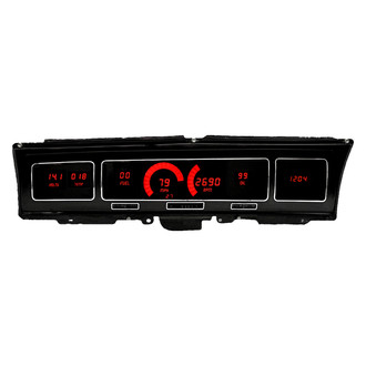 Intellitronix® - Direct Fit LED Digital Gauge Panel, Red
