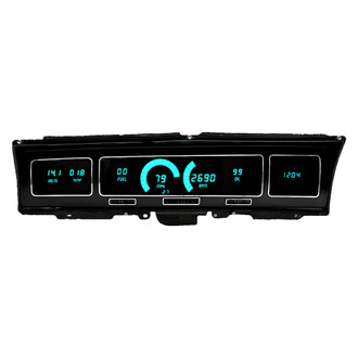 Intellitronix® - Direct Fit LED Digital Gauge Panel, Teal