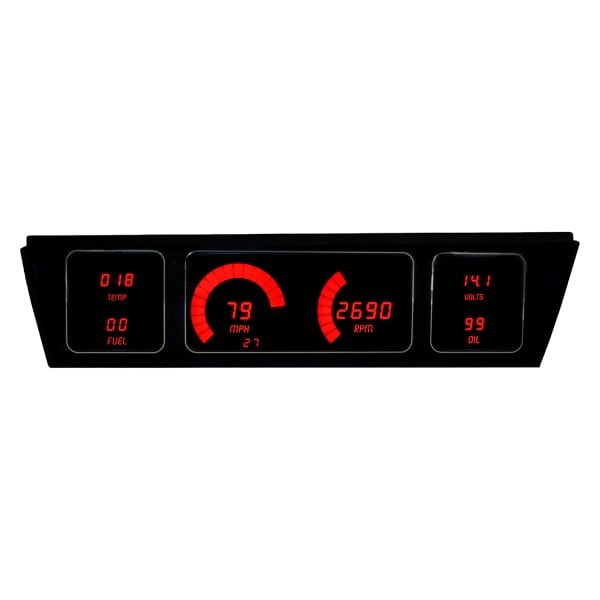 Intellitronix® DP1211R - Direct Fit LED Digital Gauge Panel, Red