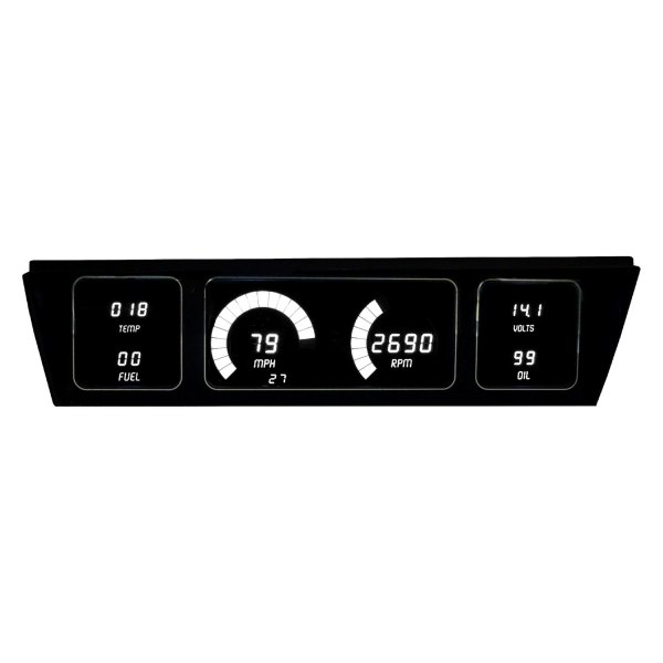 Intellitronix® DP1211W Direct Fit LED Digital Gauge Panel, White