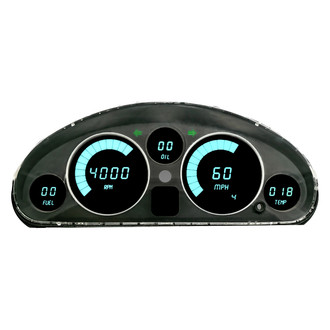 Intellitronix® - Direct Fit LED Digital Gauge Panel, Teal