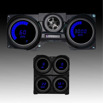 Intellitronix® - Direct Fit LED Digital Gauge Panel, Blue