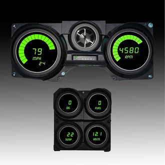 Intellitronix® - Direct Fit LED Digital Gauge Panel, Green