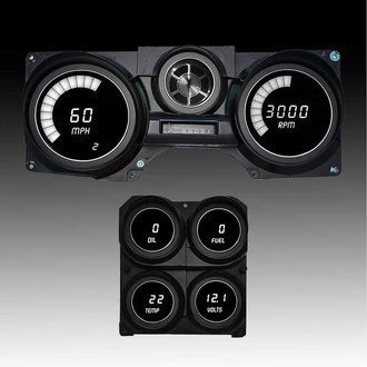 Intellitronix® - Direct Fit LED Digital Gauge Panel, White