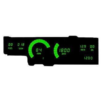 Intellitronix® - Direct Fit LED Digital Gauge Panel, Green