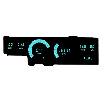 Intellitronix® - Direct Fit LED Digital Gauge Panel, Teal