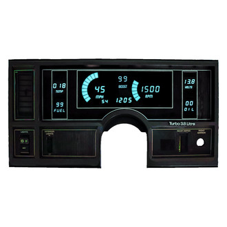 Intellitronix® - Direct Fit LED Digital Gauge Panel, Teal