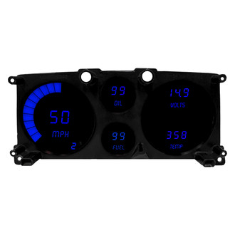 Intellitronix® - Direct Fit LED Digital Gauge Panel, Blue