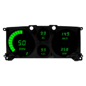 Intellitronix® - Direct Fit LED Digital Gauge Panel, Green