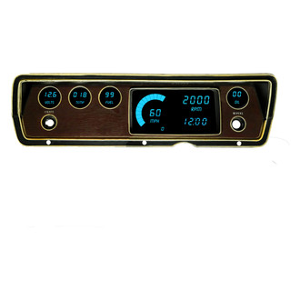 Intellitronix® - Direct Fit LED Digital Gauge Panel, Teal