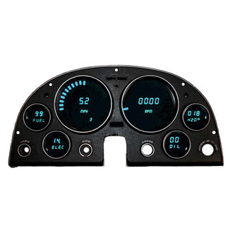 Intellitronix® - Direct Fit LED Digital Gauge Panel, Teal