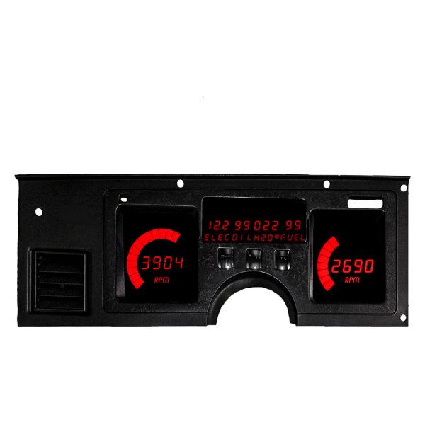 Intellitronix® DP2003R Direct Fit LED Digital Gauge Panel, Red