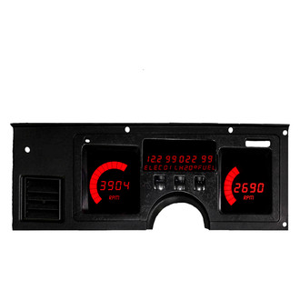 Intellitronix® - Direct Fit LED Digital Gauge Panel, Red