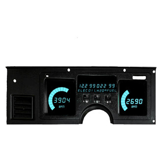 Intellitronix® - Direct Fit LED Digital Gauge Panel, Teal