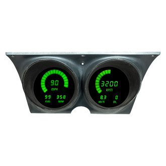 Intellitronix® - Direct Fit LED Digital Gauge Panel, Green
