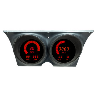 Intellitronix® - Direct Fit LED Digital Gauge Panel, Red