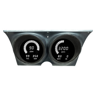 Intellitronix® - Direct Fit LED Digital Gauge Panel, White