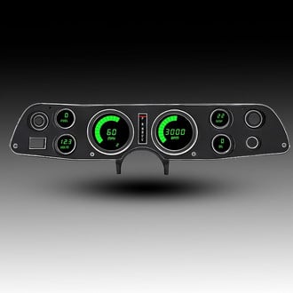 Intellitronix® - Direct Fit LED Digital Gauge Panel, Green