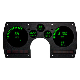 Intellitronix® - Direct Fit LED Digital Gauge Panel, Green