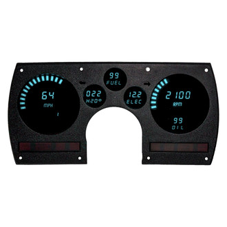 Intellitronix® - Direct Fit LED Digital Gauge Panel, Teal